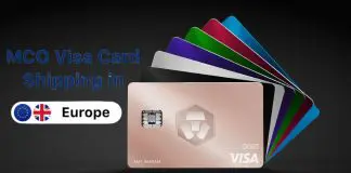 MCO Visa Cards Are Now Shipping to Customers in the UK