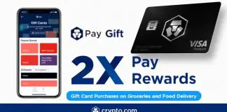Earn 2X Pay Rewards by Shopping Online Using Crypto.com Pay Gift Cards