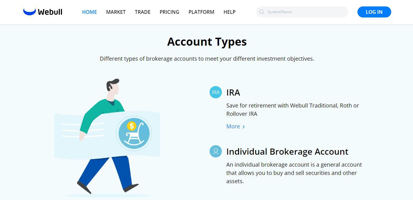 Webull Reviews - Account Types of Webull