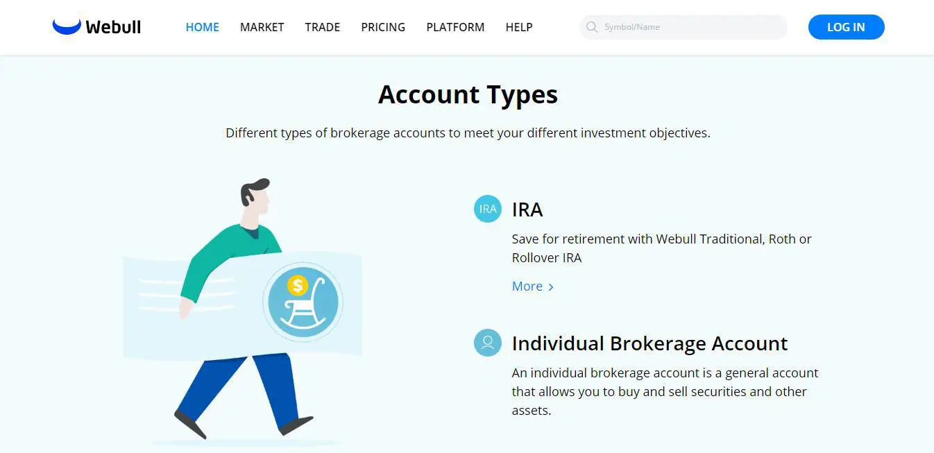 Webull Reviews - Account Types of Webull