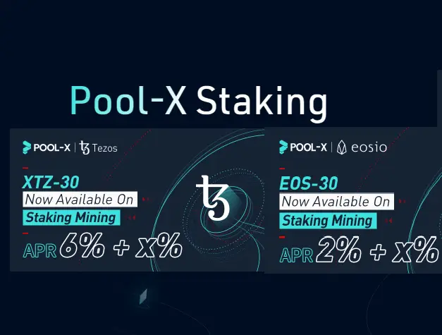You Can Now Stake XTZ and EOS on Pool-X