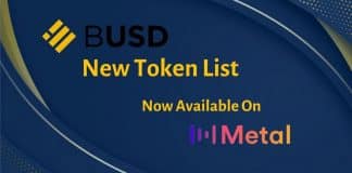 Metal Pay Announces Listing of Binance USD