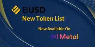 Metal Pay Announces Listing of Binance USD