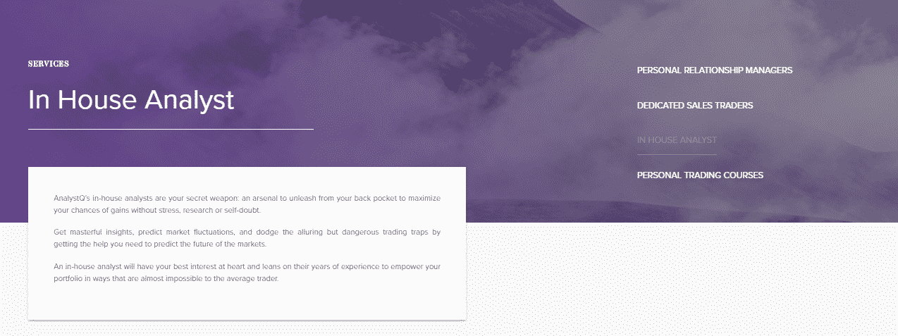AnalystQ Review - In House Analyst