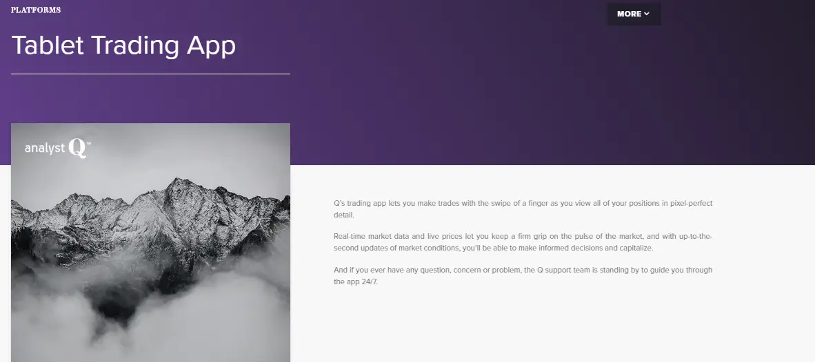 AnalystQ Review - Tablet Trading App Platform