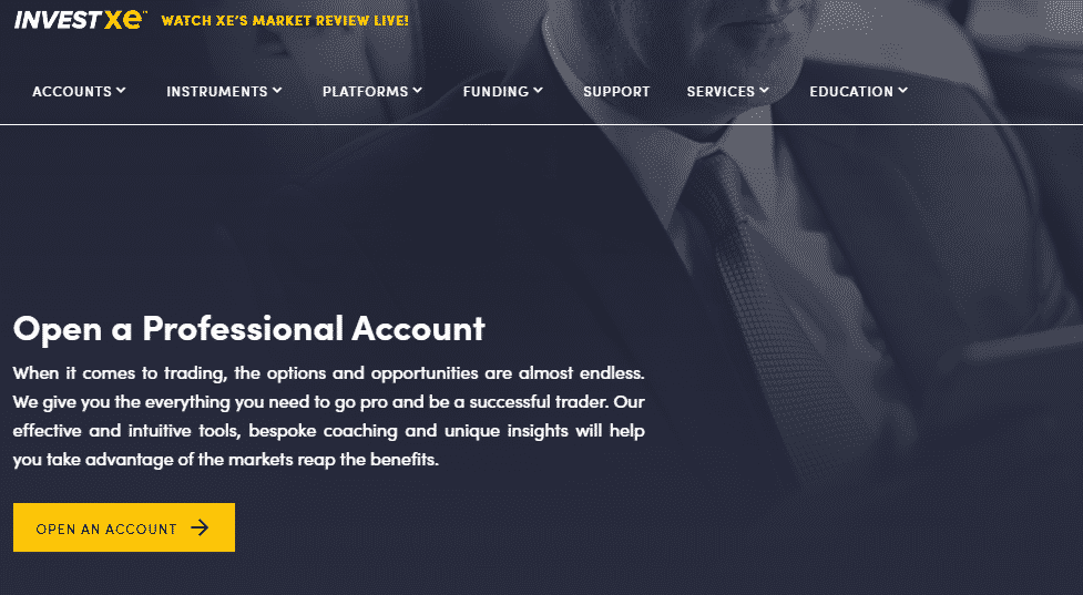 InvestXE Professional Account