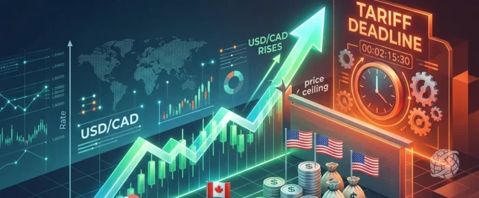 USDCAD Rises as Canada-U.S. Tariff Deadline Approaches USDCAD